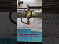 L'apparence de la feuille de chauffage est produite