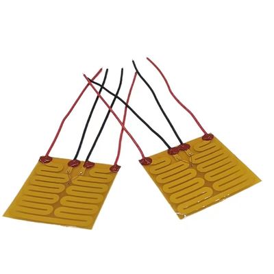 Polyimide électrique Heater Element Yellow Black Color pour le redresseur de cheveux