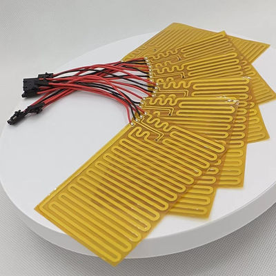 Appareil de chauffage flexible fait sur commande électrique, épaisseur de l'élément de chauffe de la couche mince de Polyimide 0.1mm