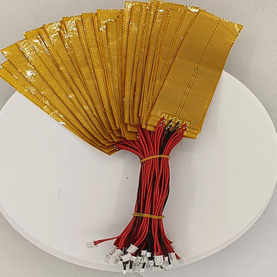 Appareil de chauffage flexible fait sur commande électrique, épaisseur de l'élément de chauffe de la couche mince de Polyimide 0.1mm