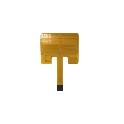 Élément de chauffe de Polyimide en métal d'OEM flexible avec la forme spéciale de couleur noire jaune
