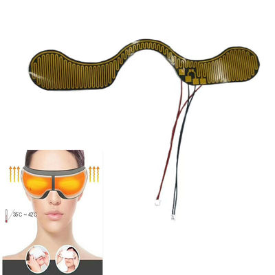 1.5 - 500VAC Copper PI Heating Film élément chauffant à base de polyimide pour masseur oculaire