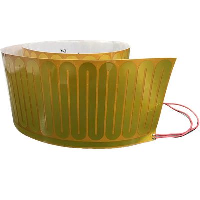 Filtre chauffant à base de polyimide de matériau transparent Taille personnalisée Filtre chauffant flexible