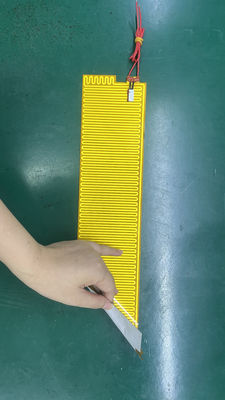 Forme et taille personnalisé Polyimide Kapton film chauffant avec adhésif arrière 3M