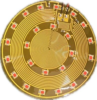 Chauffage flexible avec lampe à infrarouge lointain PI Film chauffant avec lumière infrarouge lointain